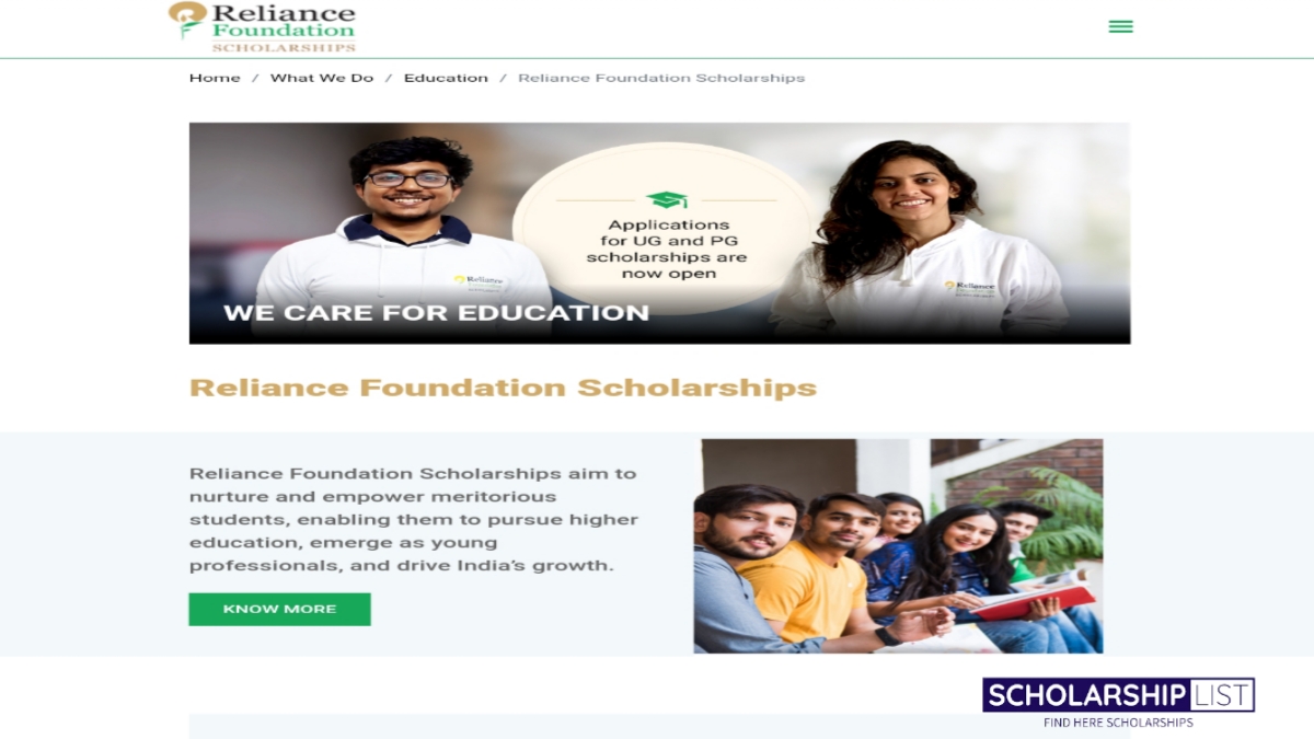 reliance-foundation-scholarship-2023-apply-online-scholarship-list