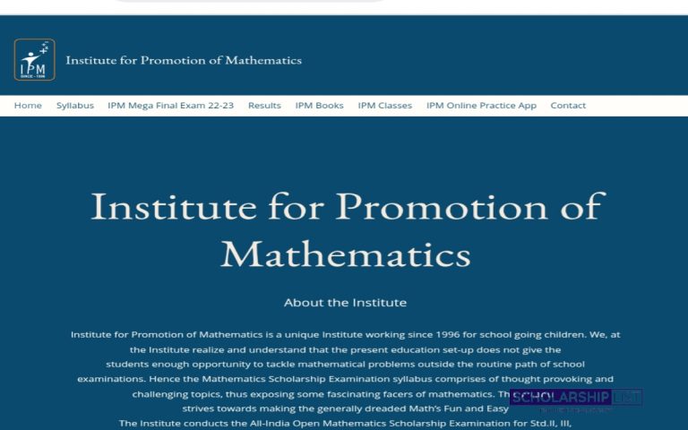 https://scholarshiplist.org/ipm-math-scholarship-2023-apply-online-for-a-chance-to-win/