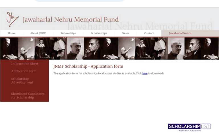 https://scholarshiplist.org/jawaharlal-nehru-scholarship-2023-apply-online/