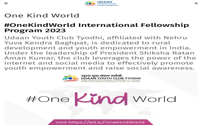https://scholarshiplist.org/udaan-youth-club-tyodhi-onekindworld-international-fellowship-2023/