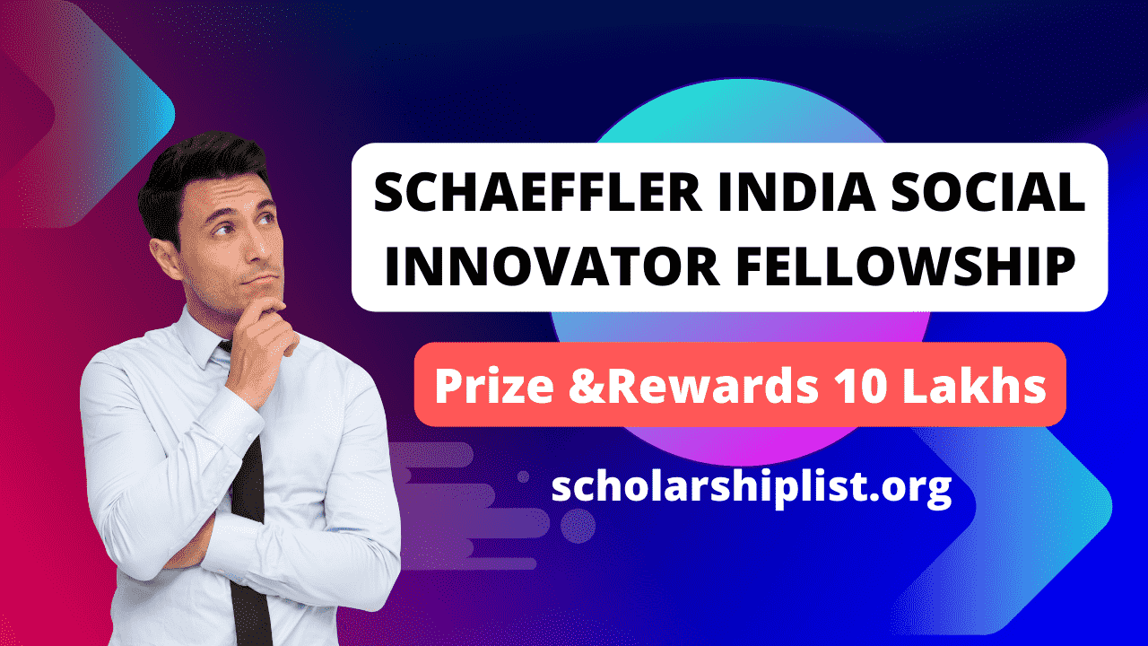 Schaeffler India Social Innovator Fellowship Program 2023