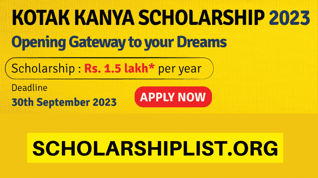 kotak kanya scholarship